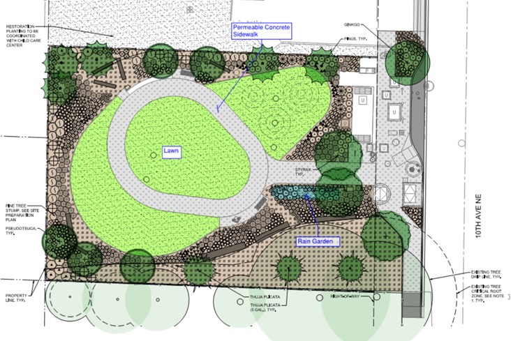 Pump 26 Proposed park and landscaping plan graphic