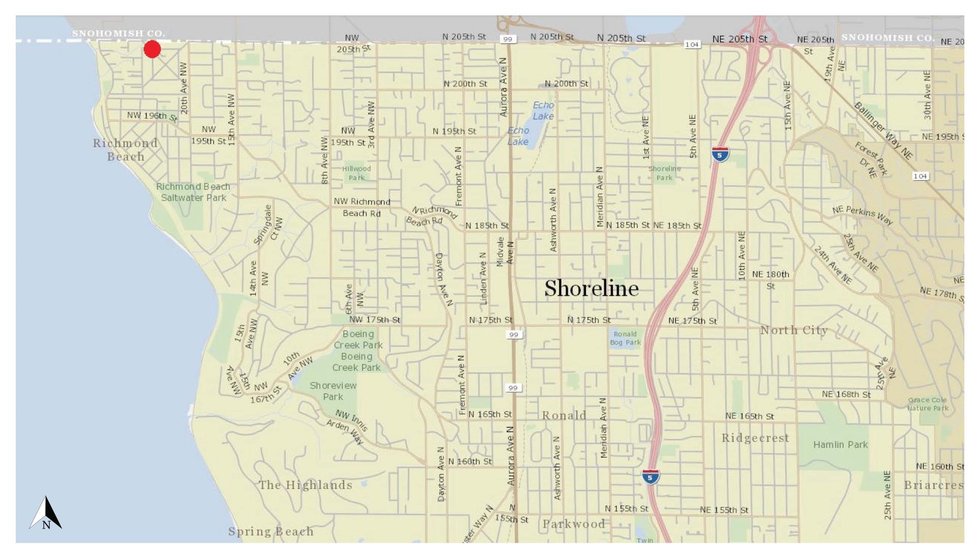 Barnacle Creek Culvert Project Vicinity Map_April 2023