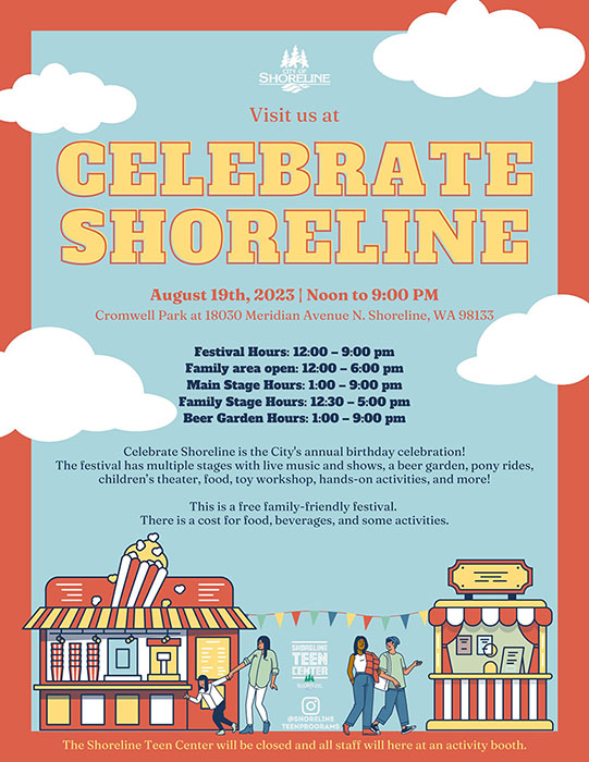 Celebrate Shoreline YTDP Booth