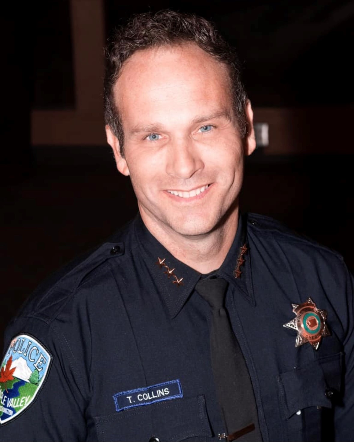 Headshot of Maple Valley Police Chief Tommy Collins