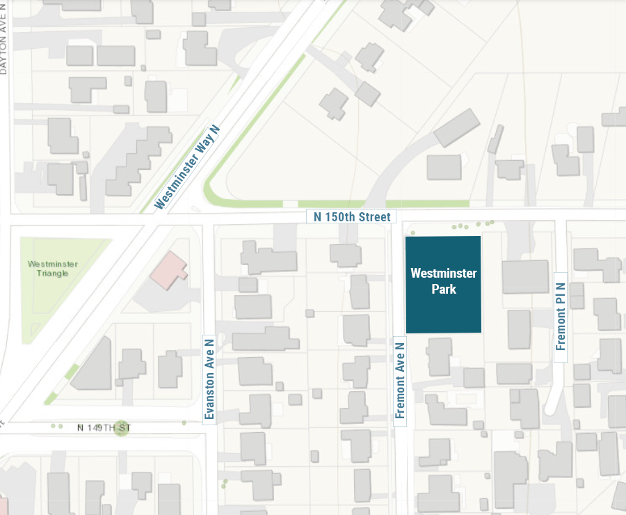 Map of park located at 709 N 150th Street