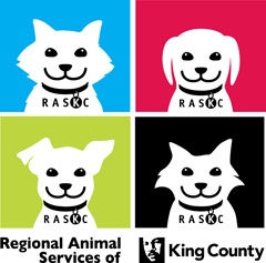 Logo for Regional Animal Services of King County.